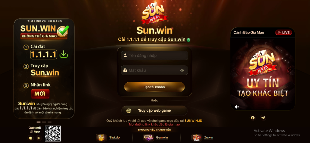 Người chơi cần lưu ý gì trước khi đăng nhập tài khoản Sunwin?