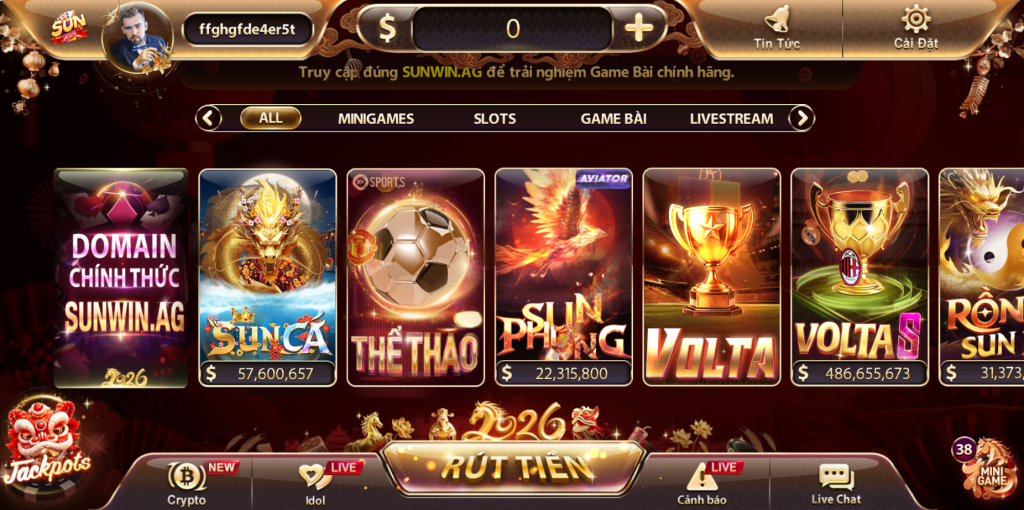 Giải trí cùng những tựa game khác tại Sunwin 